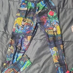 Disney Beauty And The Beast Leggings